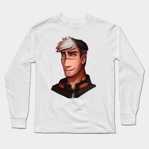 Simply Shiro Long Sleeve T-Shirt by CrossRoadArt